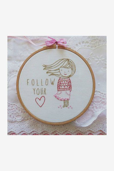 Little Girl | Embroidery Hoop