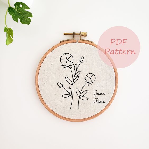 Flowers | Embroidery Hoop