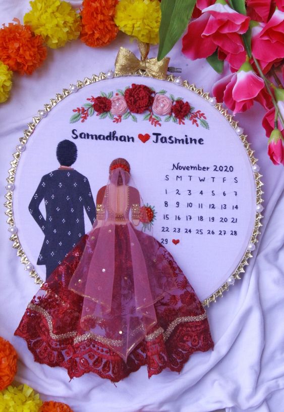 Wedding Wedding |  Embroidery Hoop