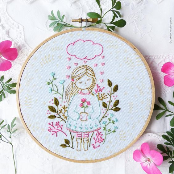 Baby Girl | Embroidery Hoop