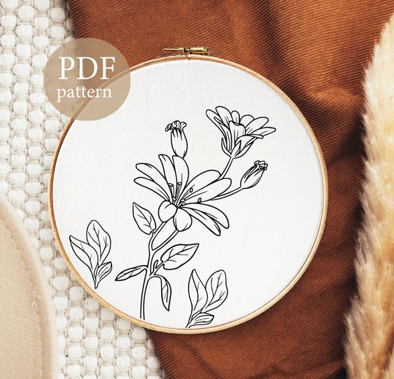 Flowers | Embroidery Hoop