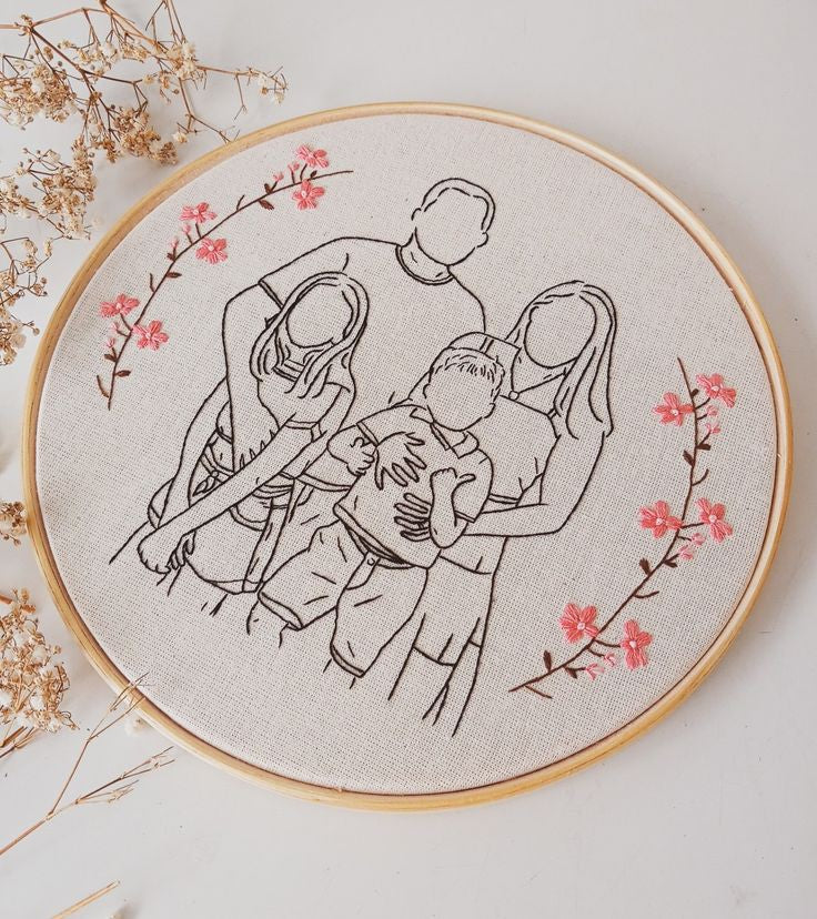 Forever Family | Embroidery Hoop