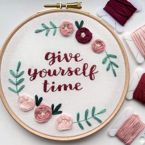 Cursive Quote | Embroidery Hoop