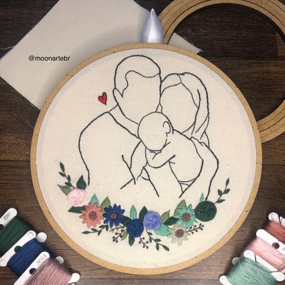 Family | Embroidery Hoop